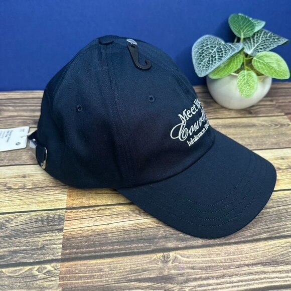 Lululemon Classic Ball Cap Adjustable "Meet You Courtside" NWT S/M (TRNV/WHT) - Picture 4 of 13